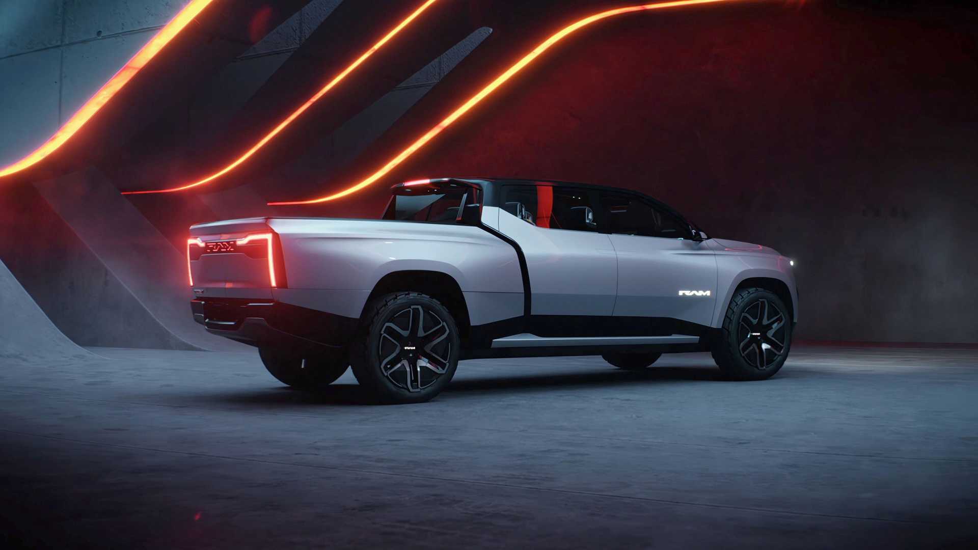 RAM Revolution电动皮卡概念车全球首发