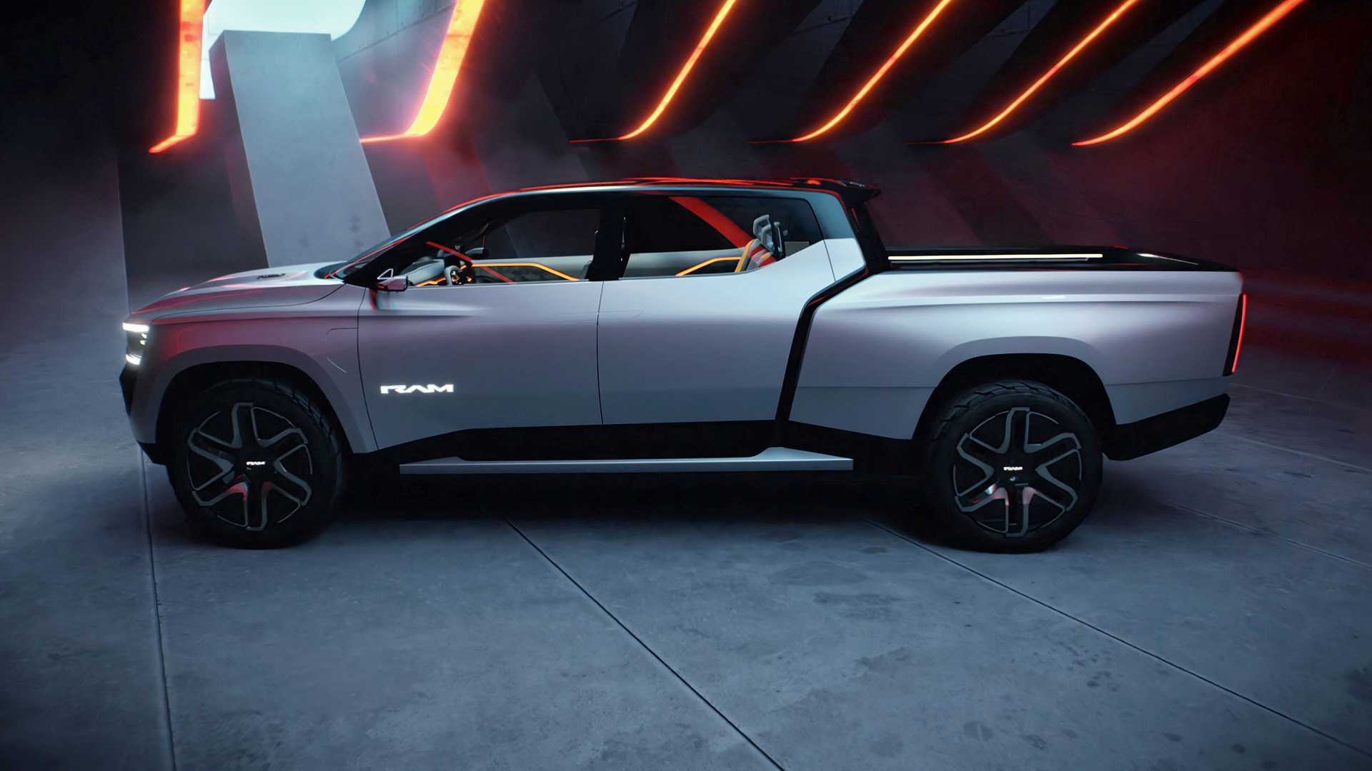 RAM Revolution电动皮卡概念车全球首发