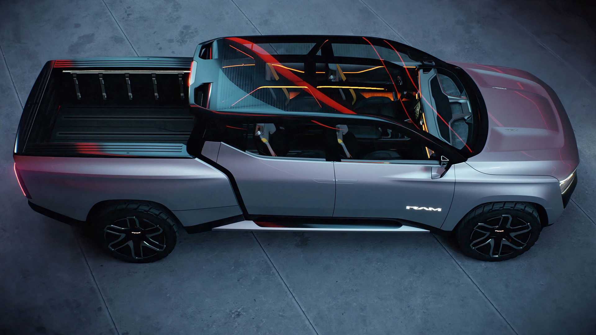 RAM Revolution电动皮卡概念车全球首发